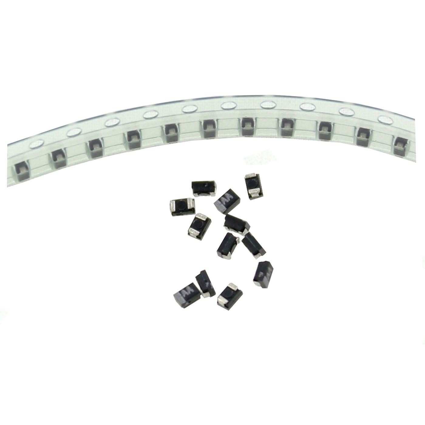 Tantal Kondensator SMD A 1µF 10V 125°C 3,2x1,6mm Nichicon F921A105MPA 1uF